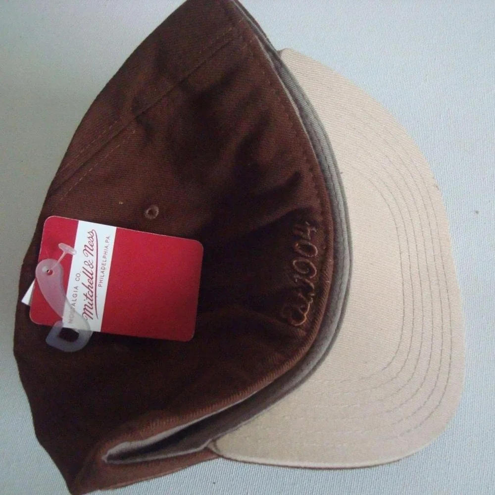 MITCHELL AND NESS SIZE‎ 7 3/4 SCRIPT  VINTAGE 00 Y2K HAT CAP M5